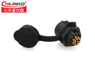 Electromagnetic Waterproof Wire Connectors CNLINKO 8 Pin 22AWG 12v Circular