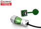 Protection optique imperméable des connecteurs IP67 de fibre en métal, adaptateurs optiques circulaires de fibre avec le câble de fibre de 3m LC fournisseur
